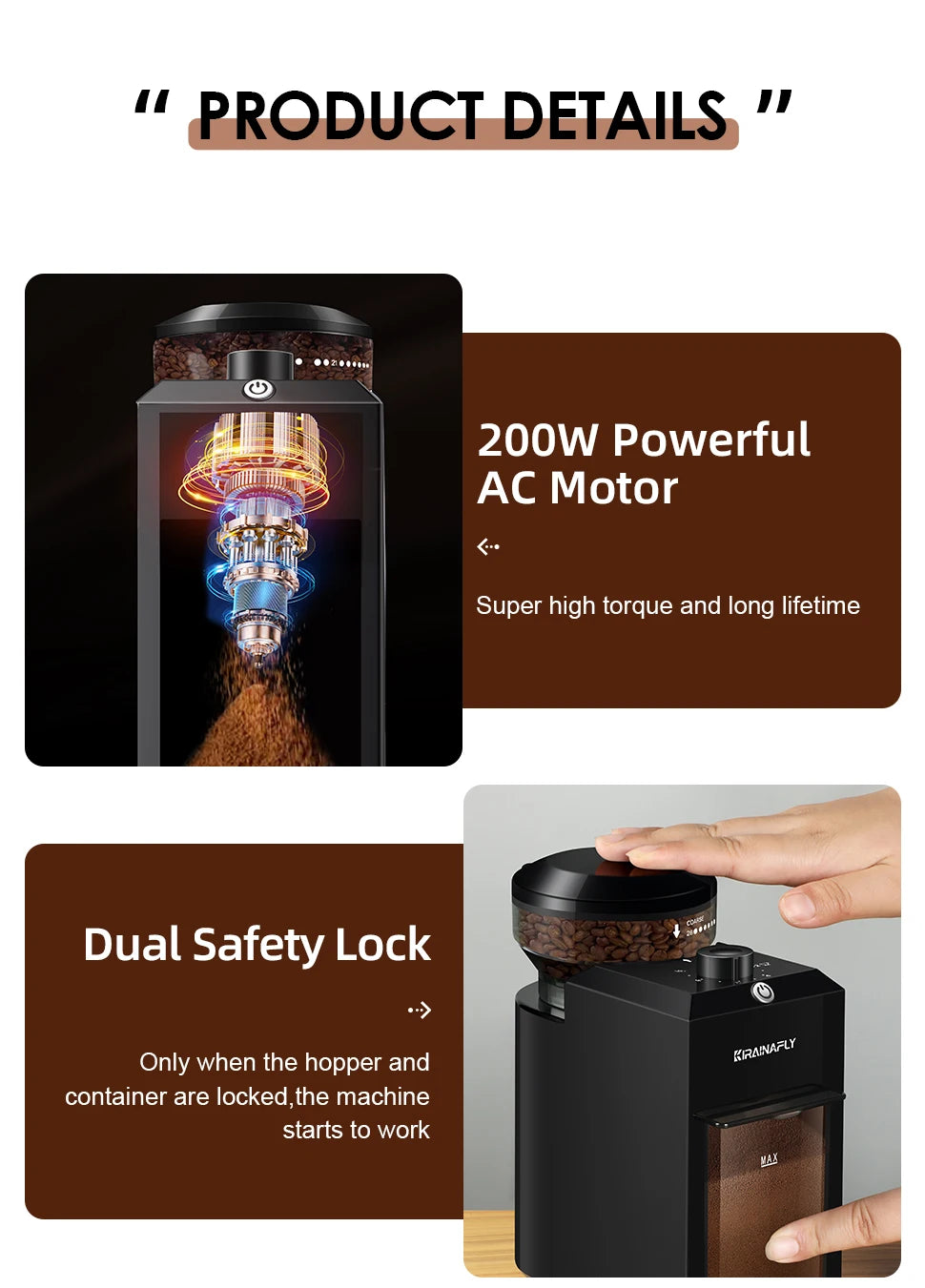Flat Burr Pro Grinder