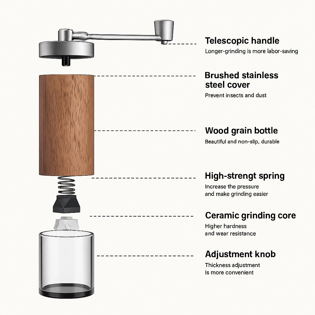 Manual Coffee Grinder – THE GRIND CO.