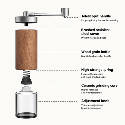 Manual Coffee Grinder – THE GRIND CO.